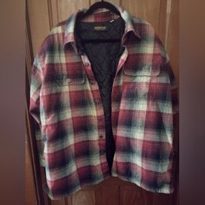 Men's Ridgecut heavy plaid shirt jacket
